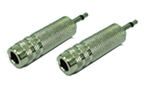 3.5 mm Mono Plug To 6.35 mm Mono Jack (2pcs)