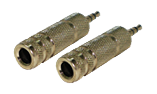 3.5 mm Stereo Plug To 6.35 mm Stereo Jack (2pcs)