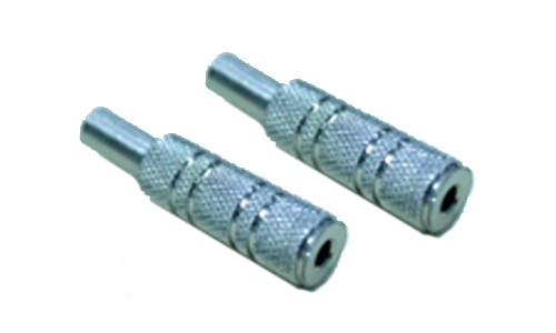 3.5 mm Mono Inline Jack Metal (2pcs)