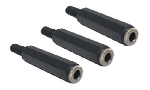 6.35 mm Mono Inline Jack (3pcs)