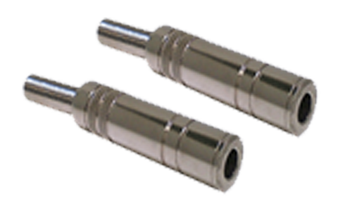 6.35 mm Mono Inline Jack Metal (2pcs)