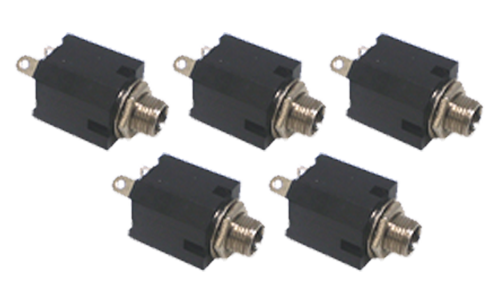 6.35 mm Mono Jack Box/Curve (5pcs) — ACAJ013