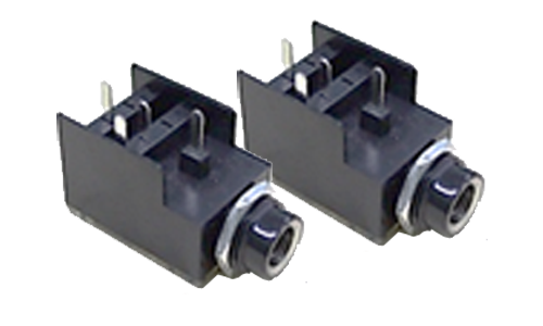 6.35 mm Mono Jack PCB Mount Close (2pcs) — ACAJ015