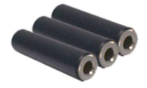 6.35 mm Stereo Inline Jack Bakelite (3pcs)