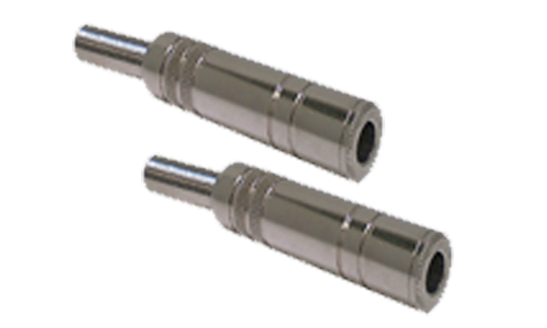 6.35 mm Stereo Inline Jack Metal (2pcs)