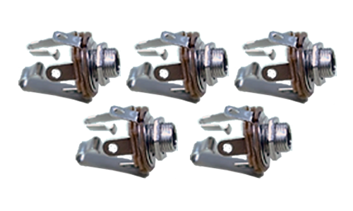 6.35 mm Stereo Jack Chassis (5pcs) — ACAJ020