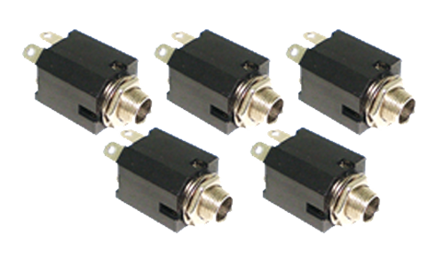 6.35 mm Stereo Jack Box Curve (5pcs) — ACAJ021