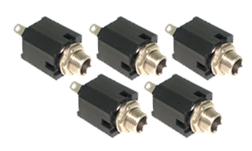 6.35 mm Stereo Jack Box Curve (5pcs) — ACAJ022