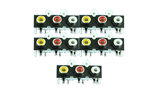 RCA Jack 3P (5pcs)