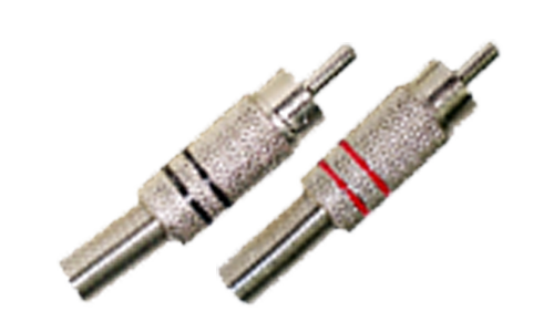 RCA Plug Metal 10mm (2pcs)