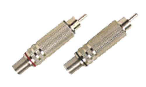 RCA Plug Metal 14mm (2pcs)