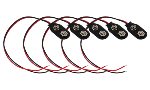 9V Battery Snap Side (5pcs)