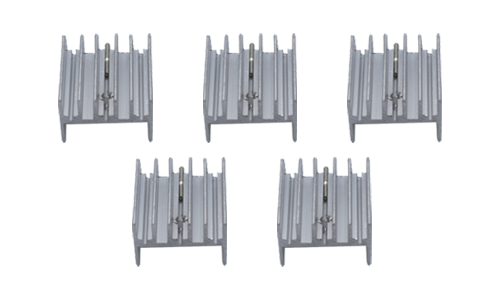 Heat Sink Double C 23x16x25 (5pcs)