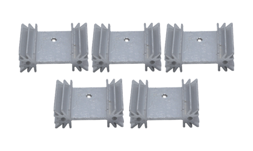 Heat Sink Double E 34x25 (5pcs)