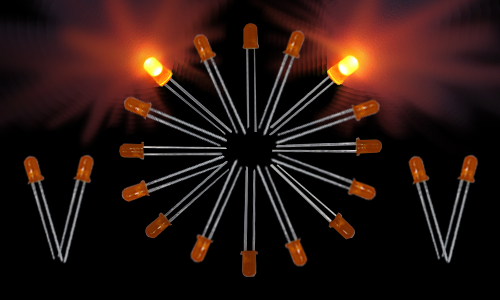 LED 5mm Orange-Orange (20pcs)