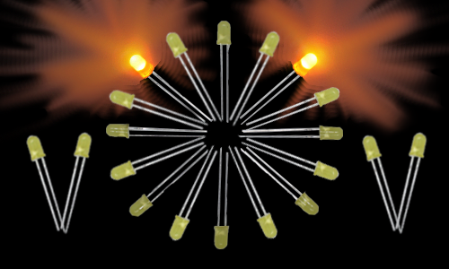 LED 5mm Yellow-Yellow (20pcs)
