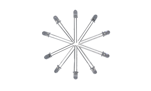 Infrared LED 5mm Transmitter Clear (10pcs)