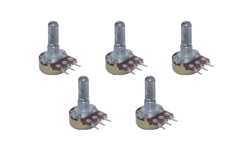 Potentiometer 16mm Mono (5pcs)