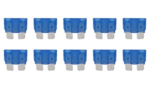 Auto Fuse Plug-In Type Big 15A Blue (10pcs)