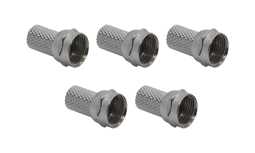 F-Plug Twist-On for RG-6 (5pcs)