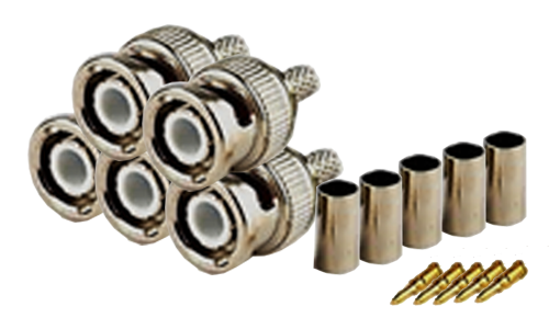 BNC Plug Crimp Type (5pcs)