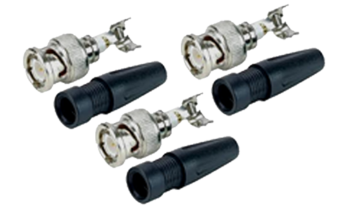 BNC Plug Solderless Type (3pcs)