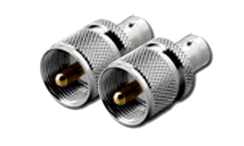 UHF Plug To BNC Jack (2pcs)