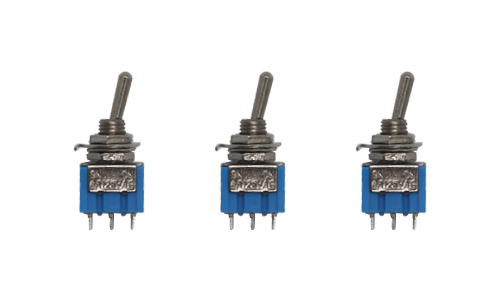Mini Toggle Switch 3P SPDT (3pcs)