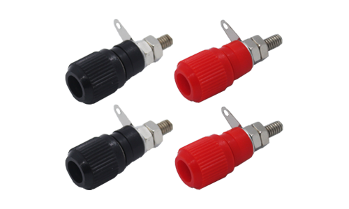 Binding Post 13mm Black & Red (4pcs)